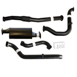 NISSAN PATROL GU Y61 3.0L 2000 -2016 UTE, WAGON 3" TURBO BACK CARBON OFFROAD EXHAUST WITH MUFFLER ONLY - NO CAT - NI207-MO 1