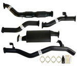 Fits Toyota LANDCRUISER 79 SERIES VDJ79 4.5L 1VD-FTV SINGLE CAB, DOUBLE CAB # DPF REPLACE# 3" TURBO BACK CARBON OFFROAD EXHAUST WITH CAT & MUFFLER - TY227-MC 2